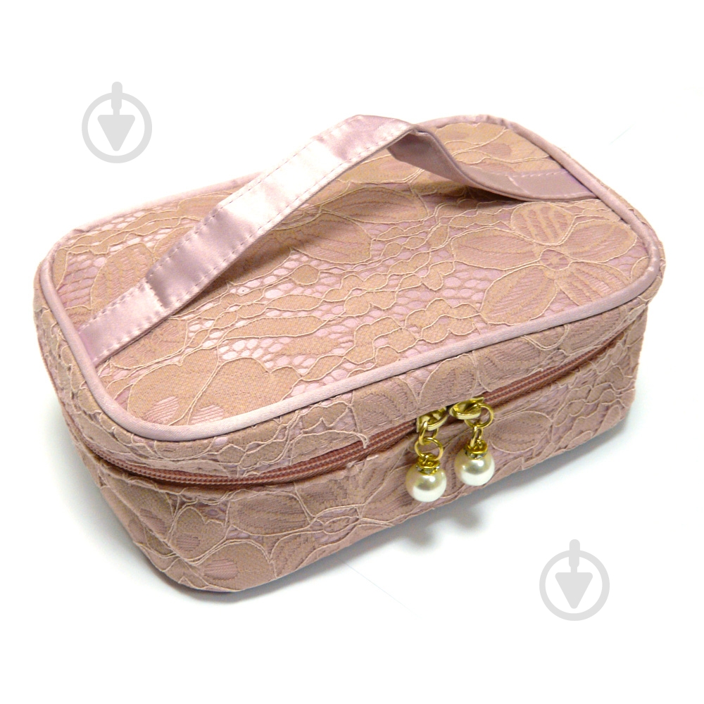 Косметичка MARI N кружево B137-5B-rose - фото 1 Косметичка MARI N кружево B137-5B-rose - фото 1