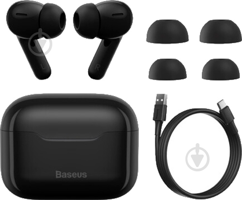 Наушники BASEUS SIMU ANC TWS S1 black - фото 7 Наушники BASEUS SIMU ANC TWS S1 black - фото 7