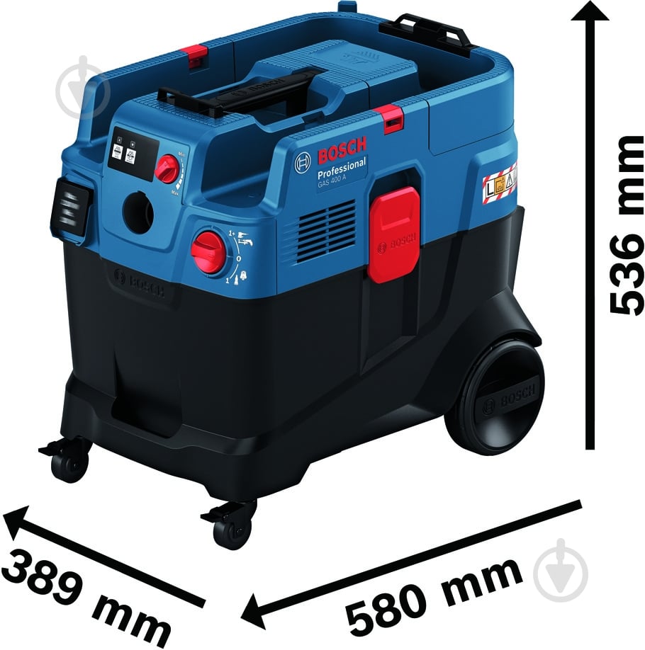 Пылесос Bosch Professional GAS 400 A 06019M0020 - фото 3