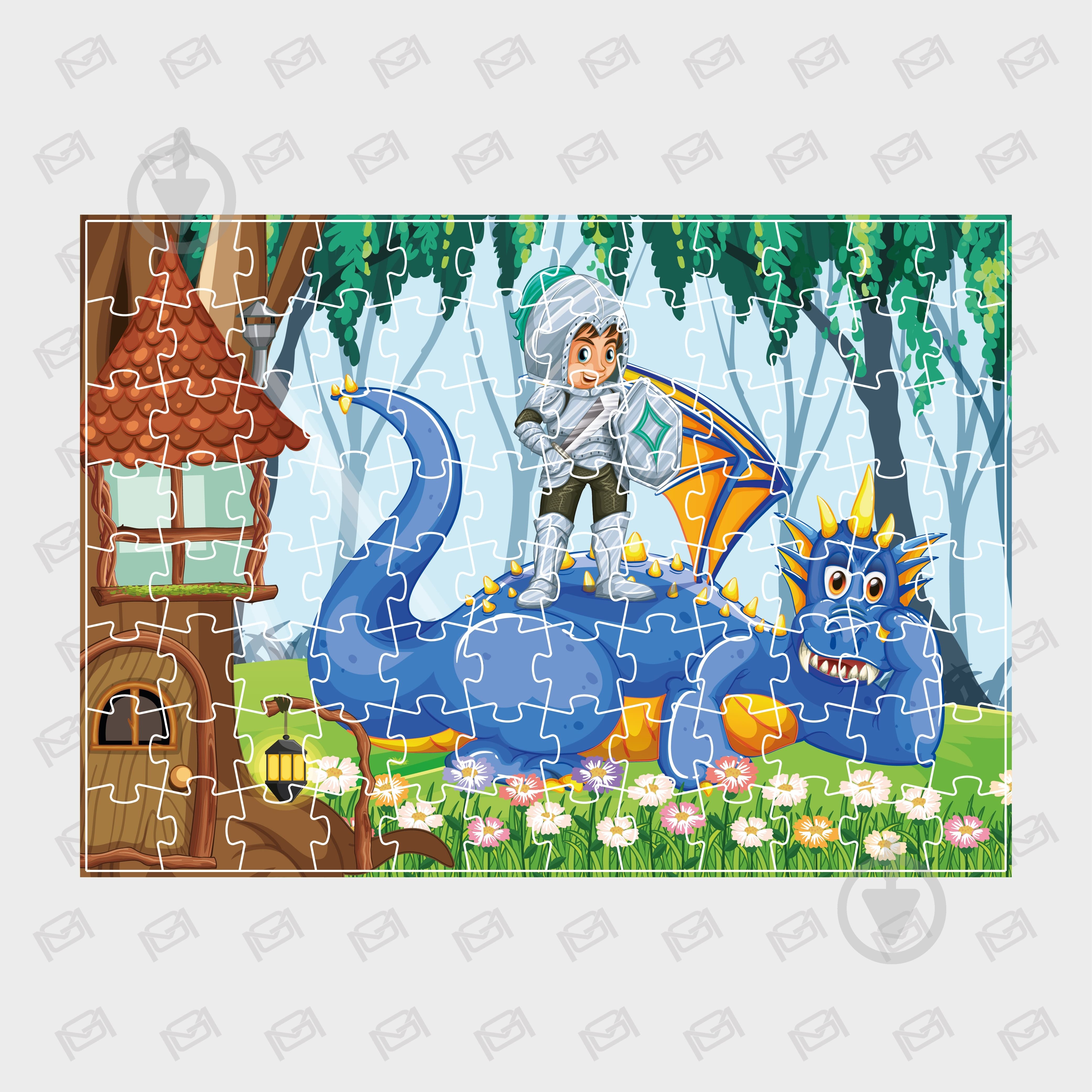 Пазлы магнитные MAXGROUP А4 Рыцарь NM-222 - фото 1