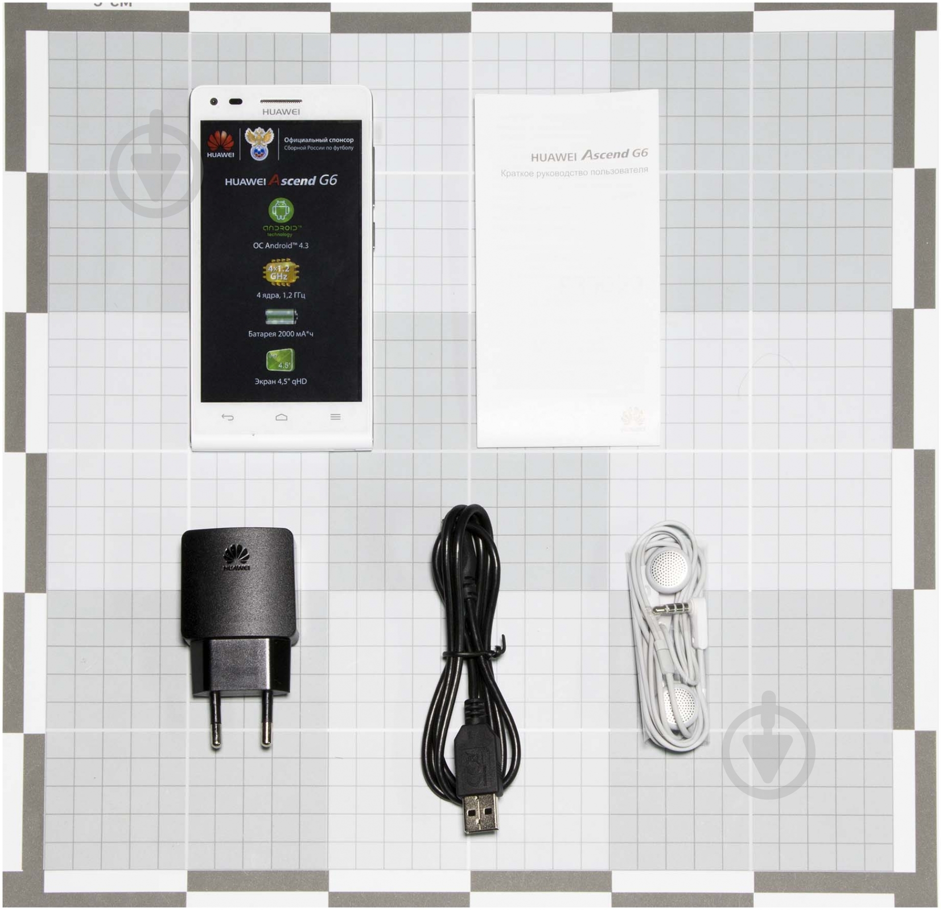 Смартфон Huawei Ascend G6-U10 1/4GB white (51059686) - фото 10