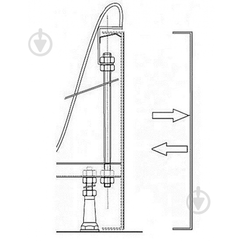 Крепление для панели ванны Ravak Sabina 80 - фото 2