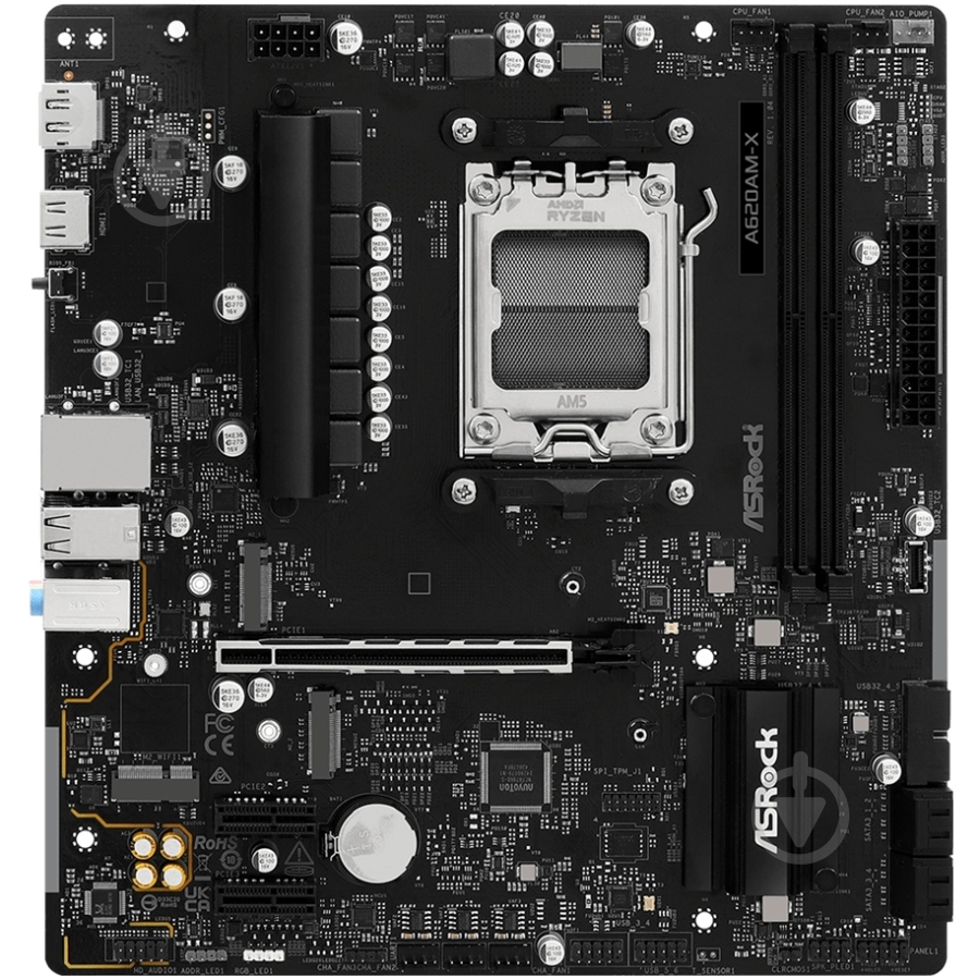 Материнская плата ASRock A620AM-X (Socket AM5, AMD A620A, ATX) - фото 1