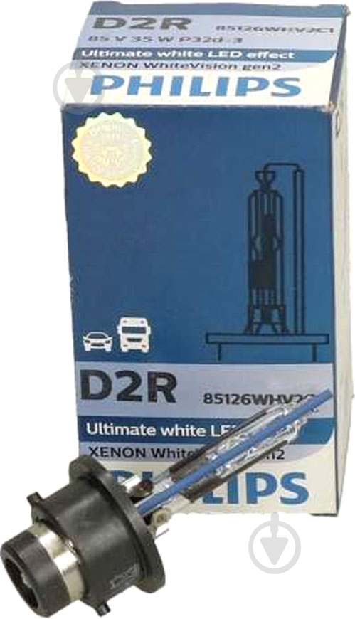 Автолампа ксеноновая Philips WhiteVision gen2 D2S 35 Вт 1 шт.(37729333) - фото 3