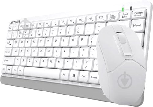 Комплект клавиатура + мышь A4Tech беспроводной FG1112 White USB - фото 3 Комплект клавиатура + мышь A4Tech беспроводной FG1112 White USB - фото 3