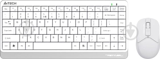 Комплект клавиатура + мышь A4Tech беспроводной FG1112 White USB - фото 1 Комплект клавиатура + мышь A4Tech беспроводной FG1112 White USB - фото 1