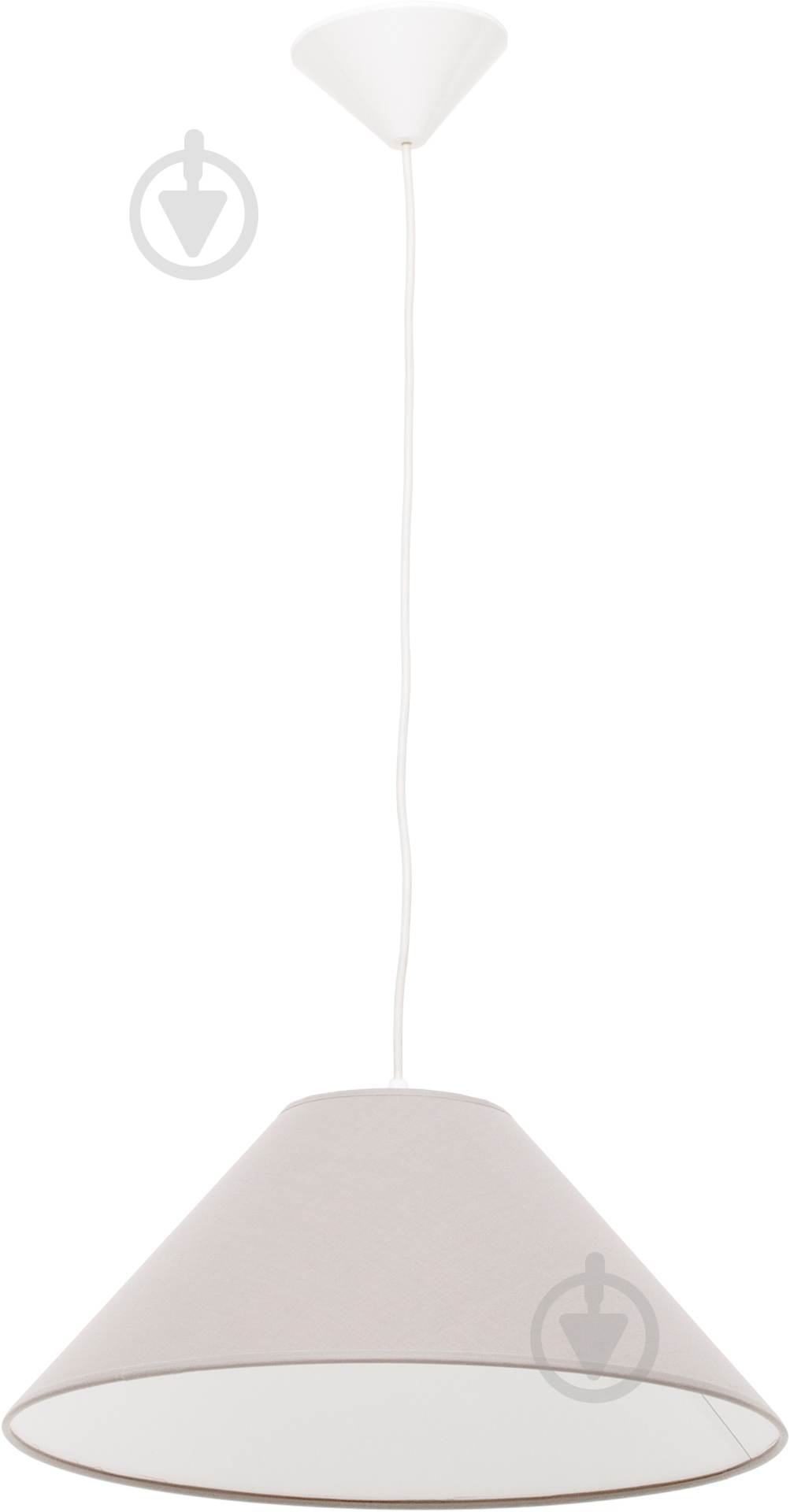 Подвес Corep CONIQUE 1x100 Вт E27 серый 5213 - фото 1 Подвес Corep CONIQUE 1x100 Вт E27 серый 5213 - фото 1