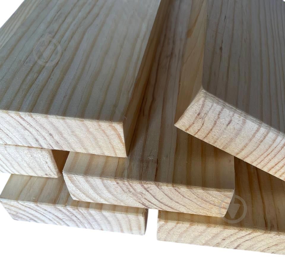 Доска 25х90х2000 мм сосна строганая - фото 1