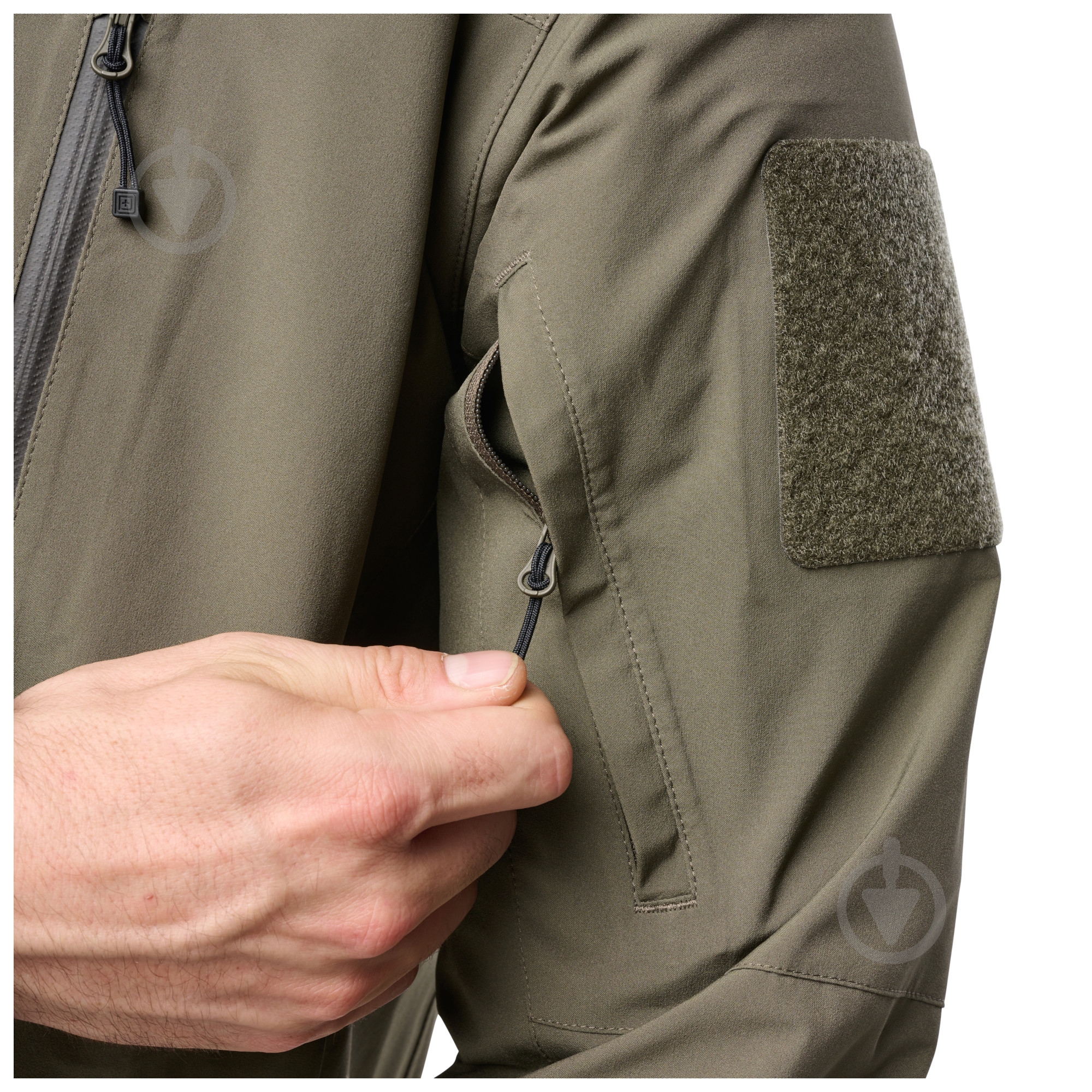 Куртка мужская демисезонная 5.11 Tactical Force Rain Shell Jacket 48362-186 р.M Ranger green - фото 12