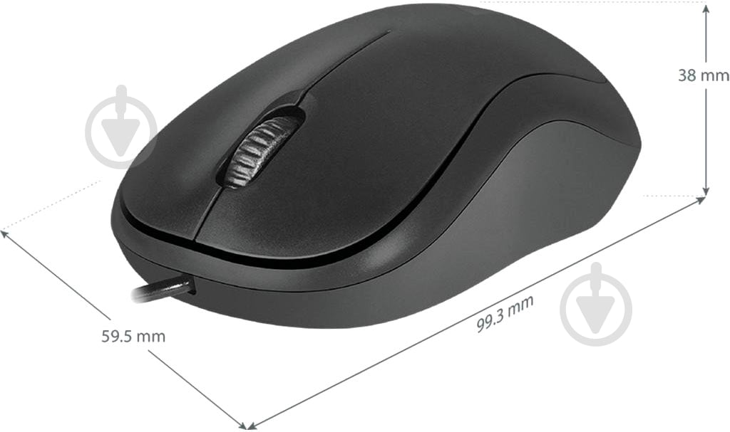 Миша Defender Patch MS-759 black - фото 6