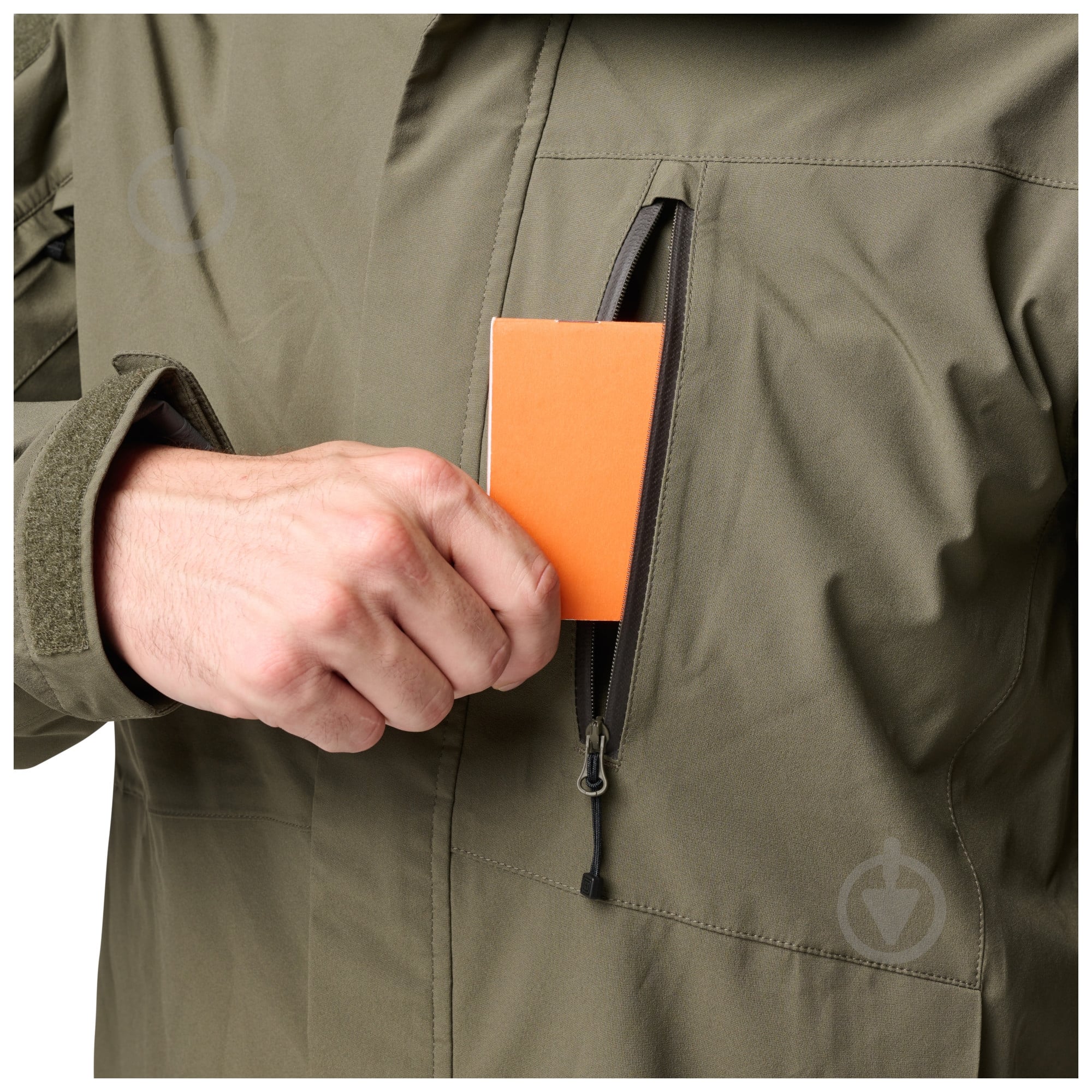 Куртка мужская демисезонная 5.11 Tactical Force Rain Shell Jacket 48362-186 р.XL Ranger green - фото 5