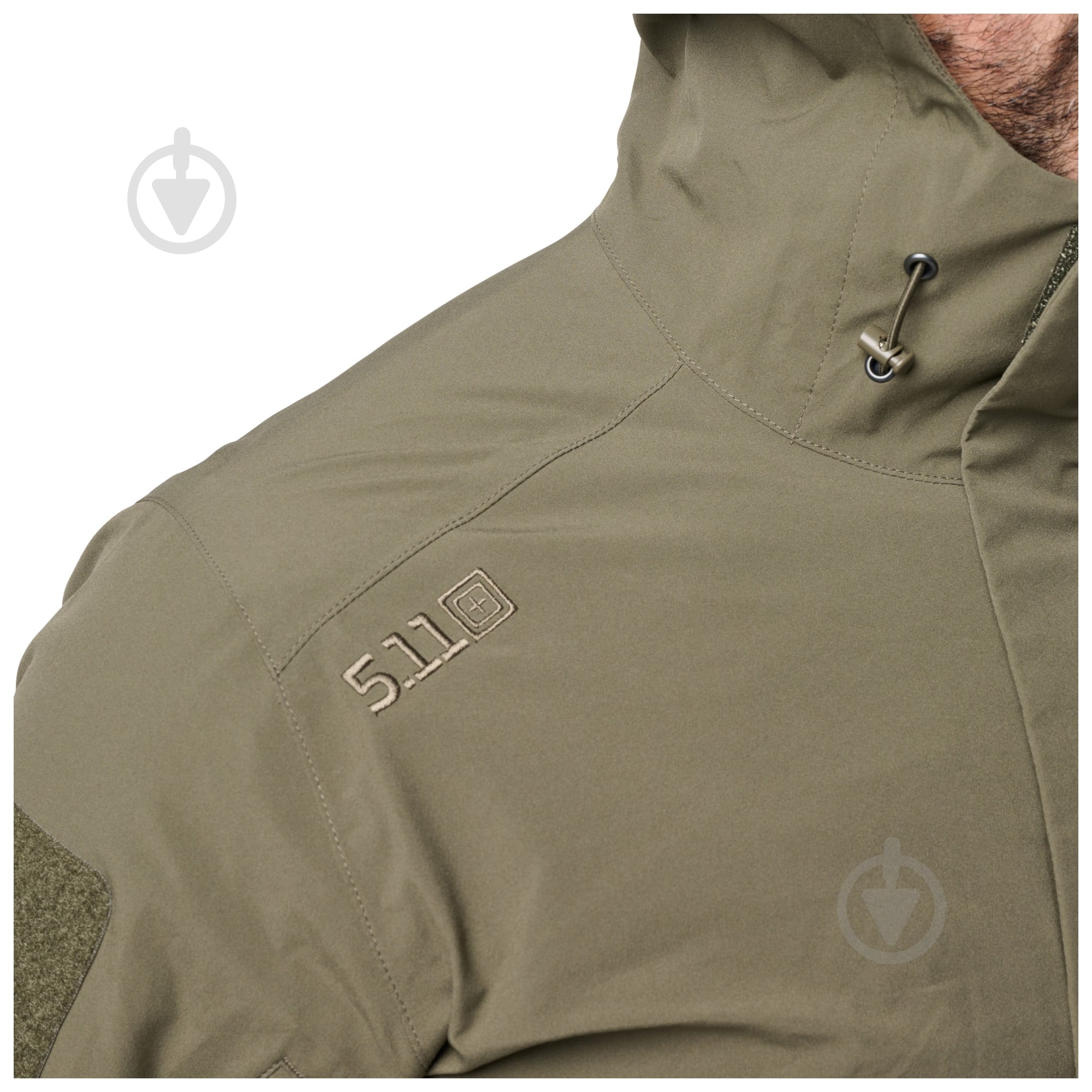 Куртка мужская демисезонная 5.11 Tactical Force Rain Shell Jacket 48362-186 р.XL Ranger green - фото 7
