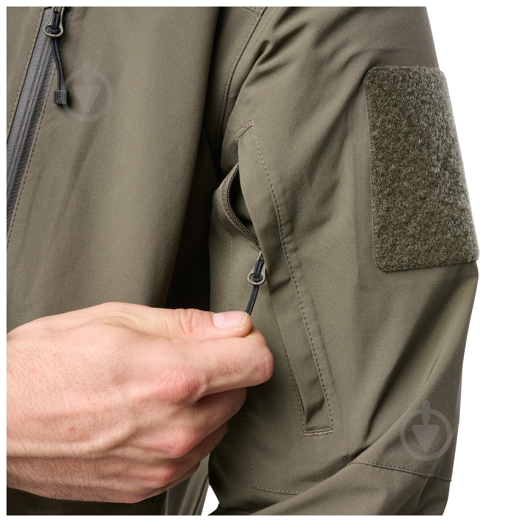 Куртка мужская демисезонная 5.11 Tactical Force Rain Shell Jacket 48362-186 р.XL Ranger green - фото 12