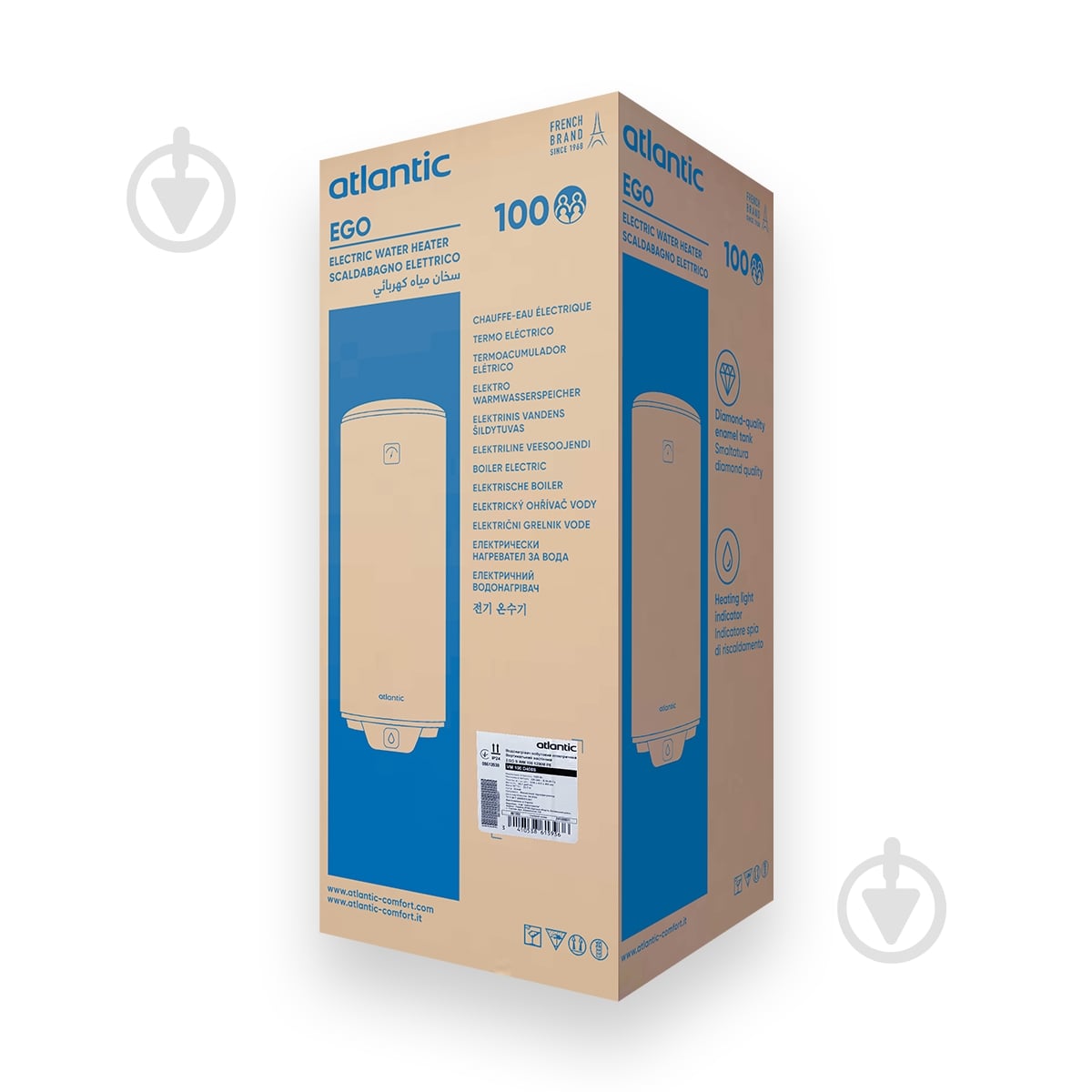 Бойлер Atlantic Opro Ego VM 100 D400S (1200W) - фото 6