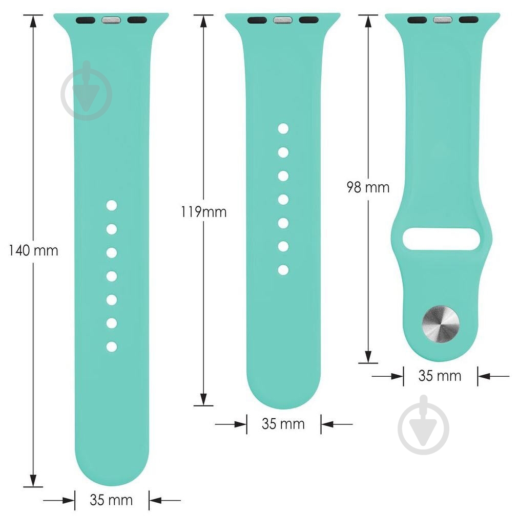 Змінний ремінець Smart Band для Apple Watch 42/44 S/M & L/XL (001006424647) - фото 4 Змінний ремінець Smart Band для Apple Watch 42/44 S/M & L/XL (001006424647) - фото 4