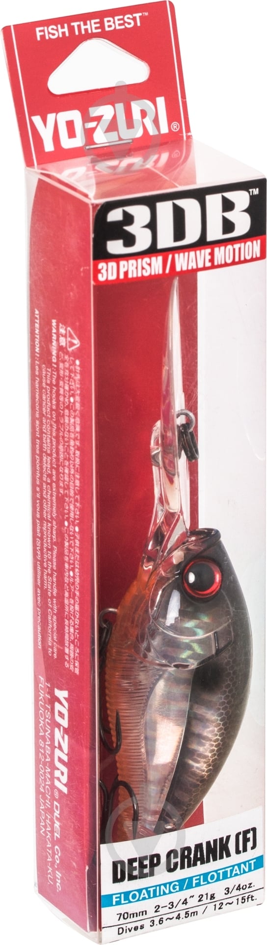 Воблер YO-ZURI 6DB Deep Crank 21 г 70 мм PTSH (F) R1108-PTSH - фото 2 Воблер YO-ZURI 6DB Deep Crank 21 г 70 мм PTSH (F) R1108-PTSH - фото 2