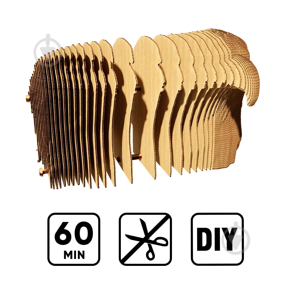 Конструктор картонный 1DEA.me 3D Puzzle EAGLE CARTEAG - фото 4