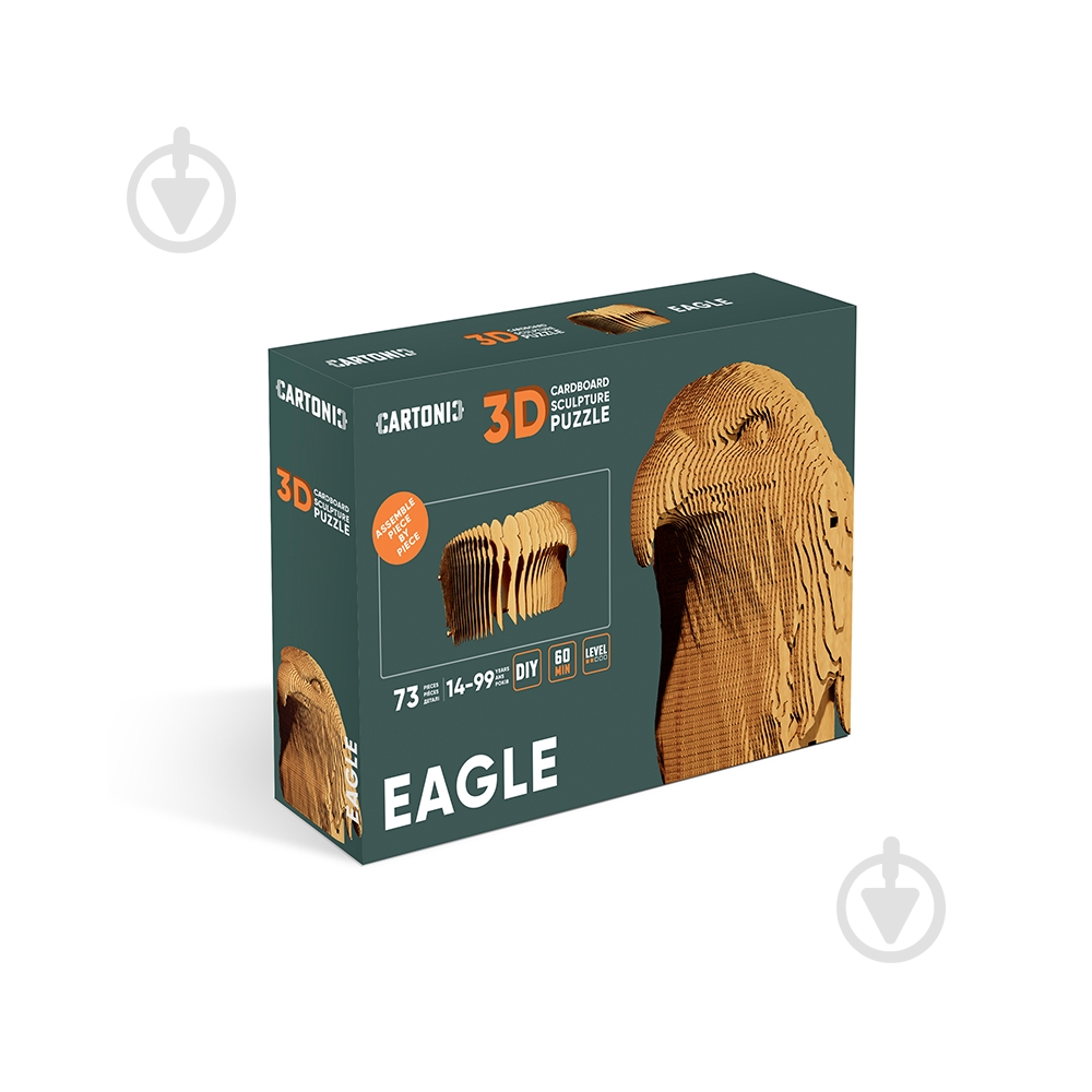 Конструктор картонный 1DEA.me 3D Puzzle EAGLE CARTEAG - фото 3