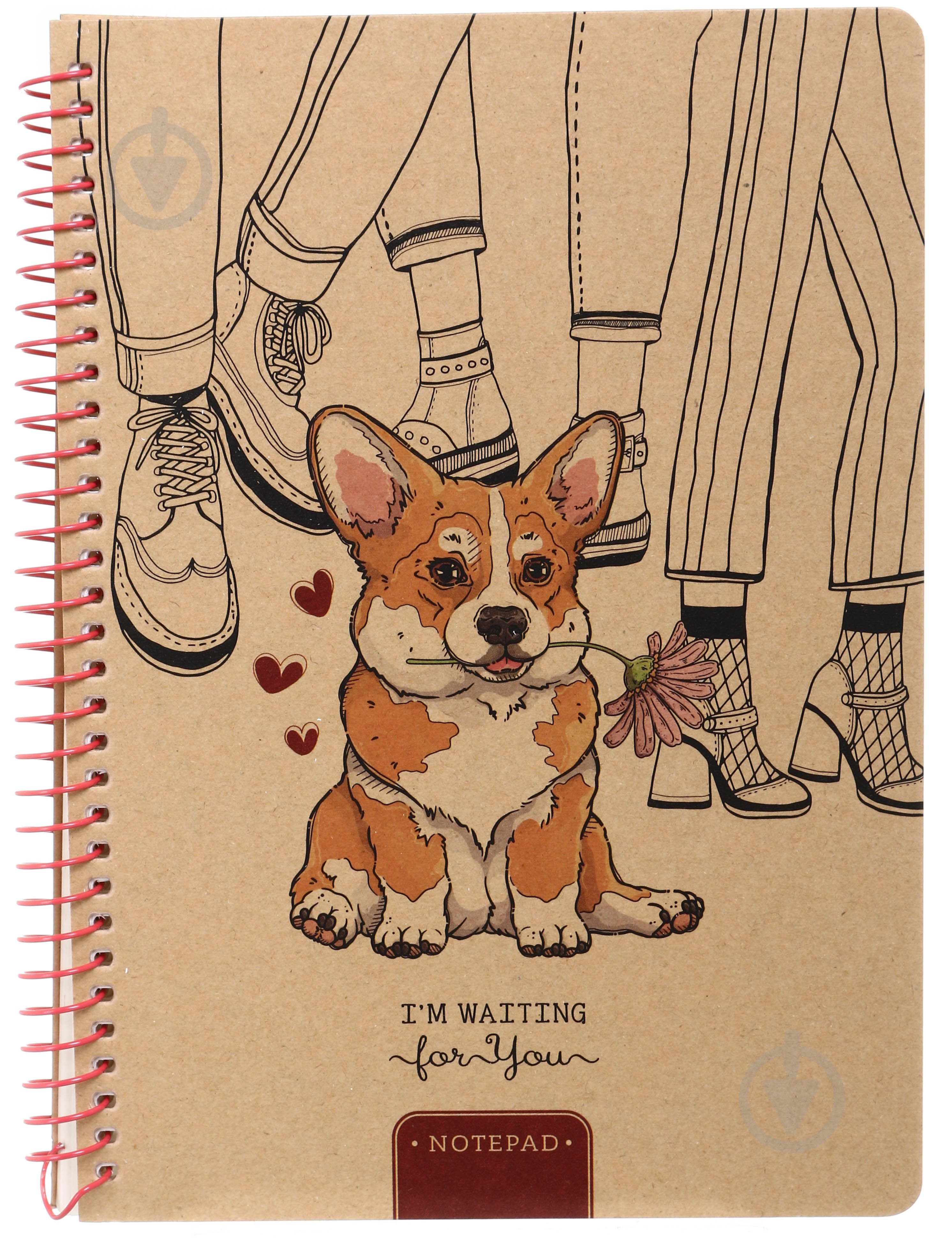 Блокнот Bourgeois N9596 А5 80 аркушів в клітинку - фото 1