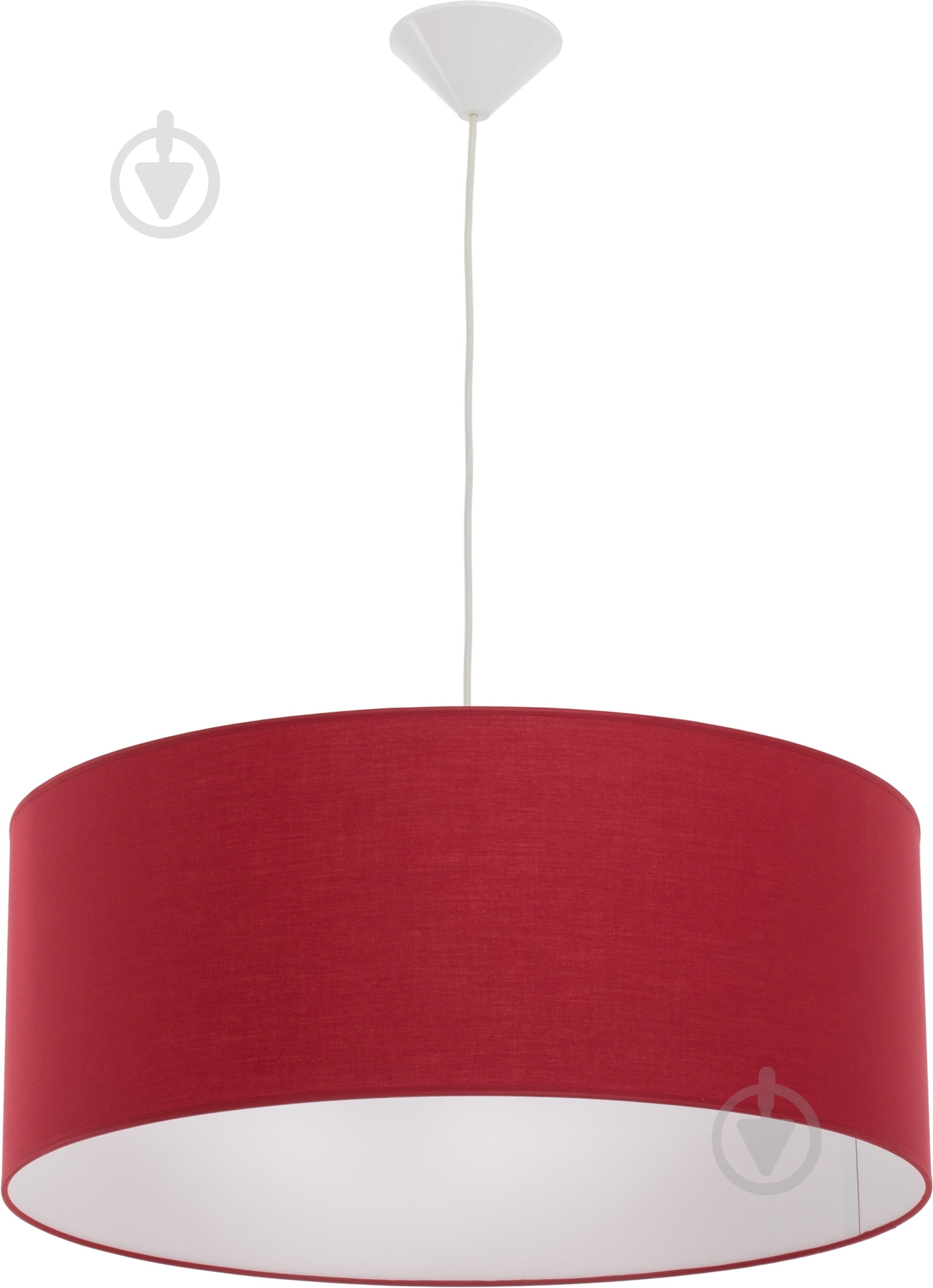 Подвес Corep CYLINDRE 1x100 Вт E27 красный 5494 - фото 1