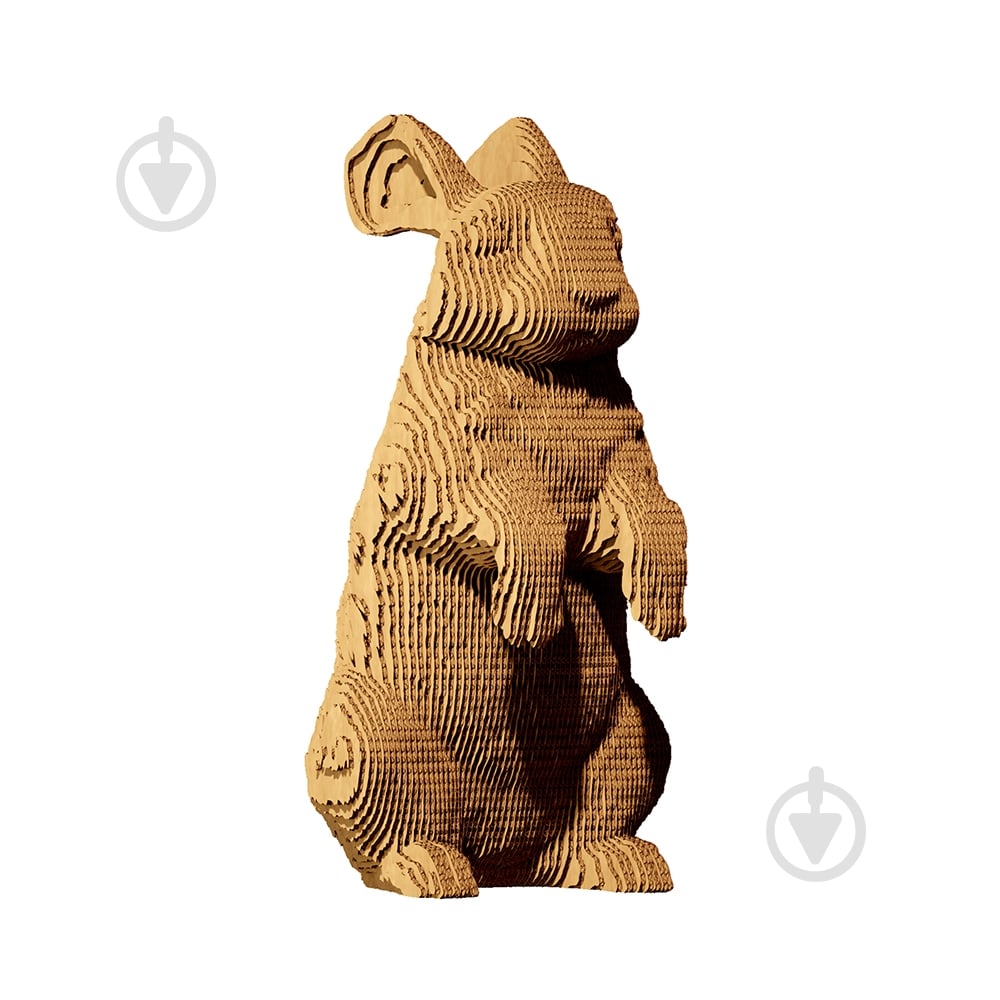Конструктор картонний 1DEA.me 3D Puzzle RABBIT CARTRAB - фото 7 Конструктор картонний 1DEA.me 3D Puzzle RABBIT CARTRAB - фото 7
