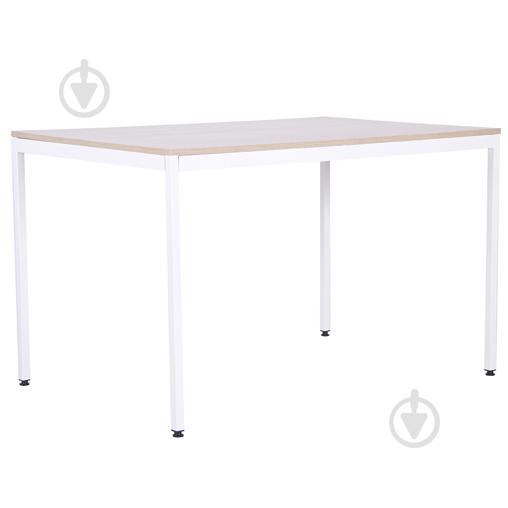 Стіл обідній AMF Art Metal Furniture Норд каркас розбірний білий беж - фото 1