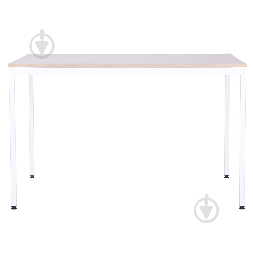 Стіл обідній AMF Art Metal Furniture Норд каркас розбірний білий беж - фото 2