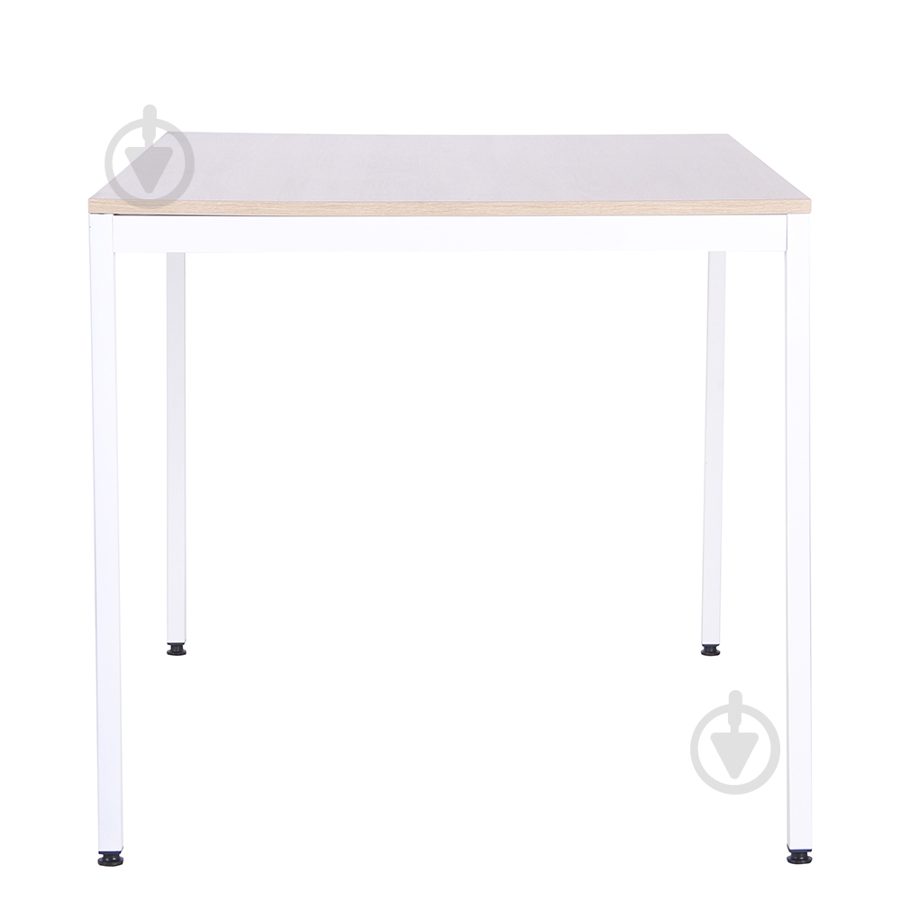 Стіл обідній AMF Art Metal Furniture Норд каркас розбірний білий беж - фото 4