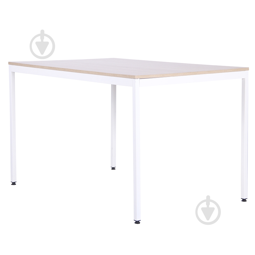 Стіл обідній AMF Art Metal Furniture Норд каркас розбірний білий беж - фото 3