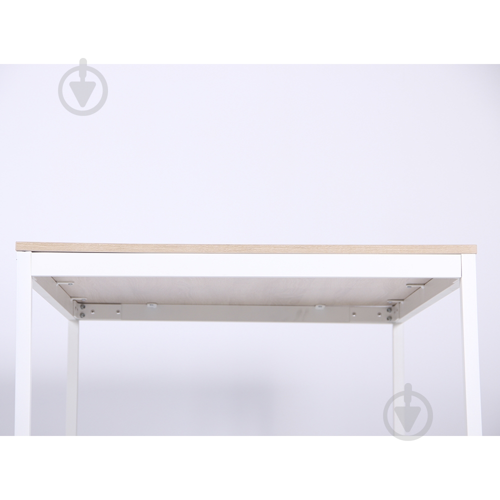 Стіл обідній AMF Art Metal Furniture Норд каркас розбірний білий беж - фото 5