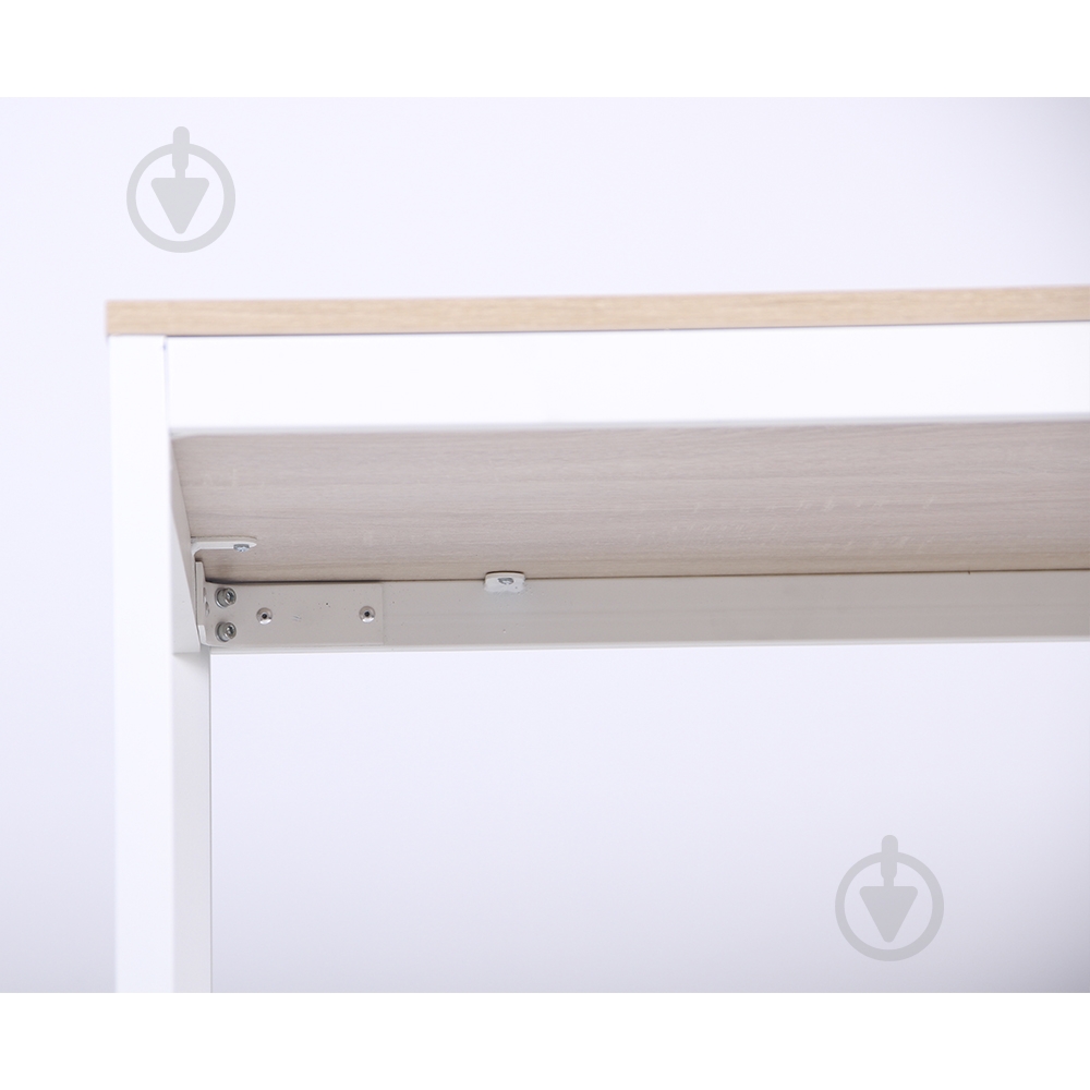 Стіл обідній AMF Art Metal Furniture Норд каркас розбірний білий беж - фото 8