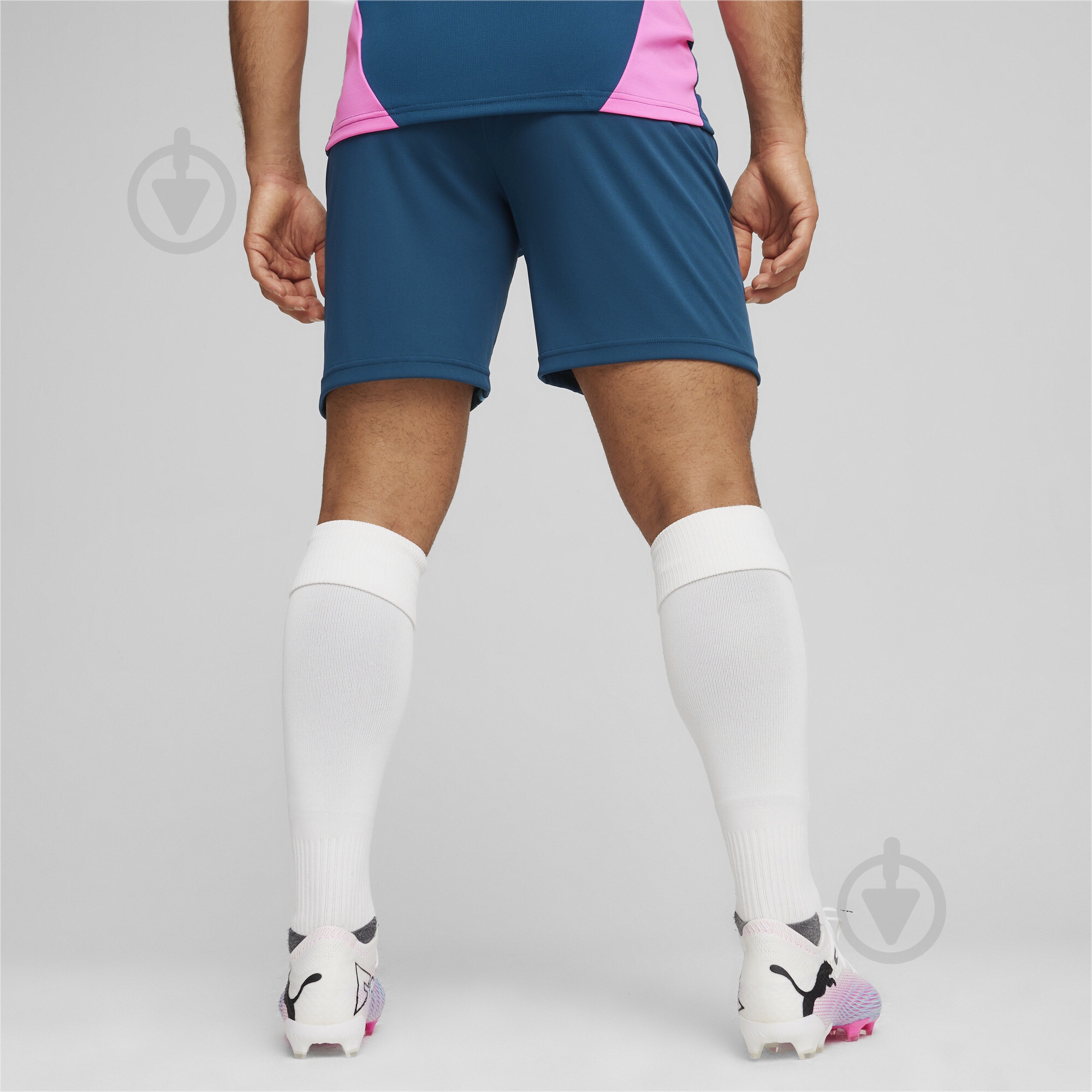 Шорты Puma INDIVIDUALFINAL SHORTS 65901956 р. L синий - фото 4