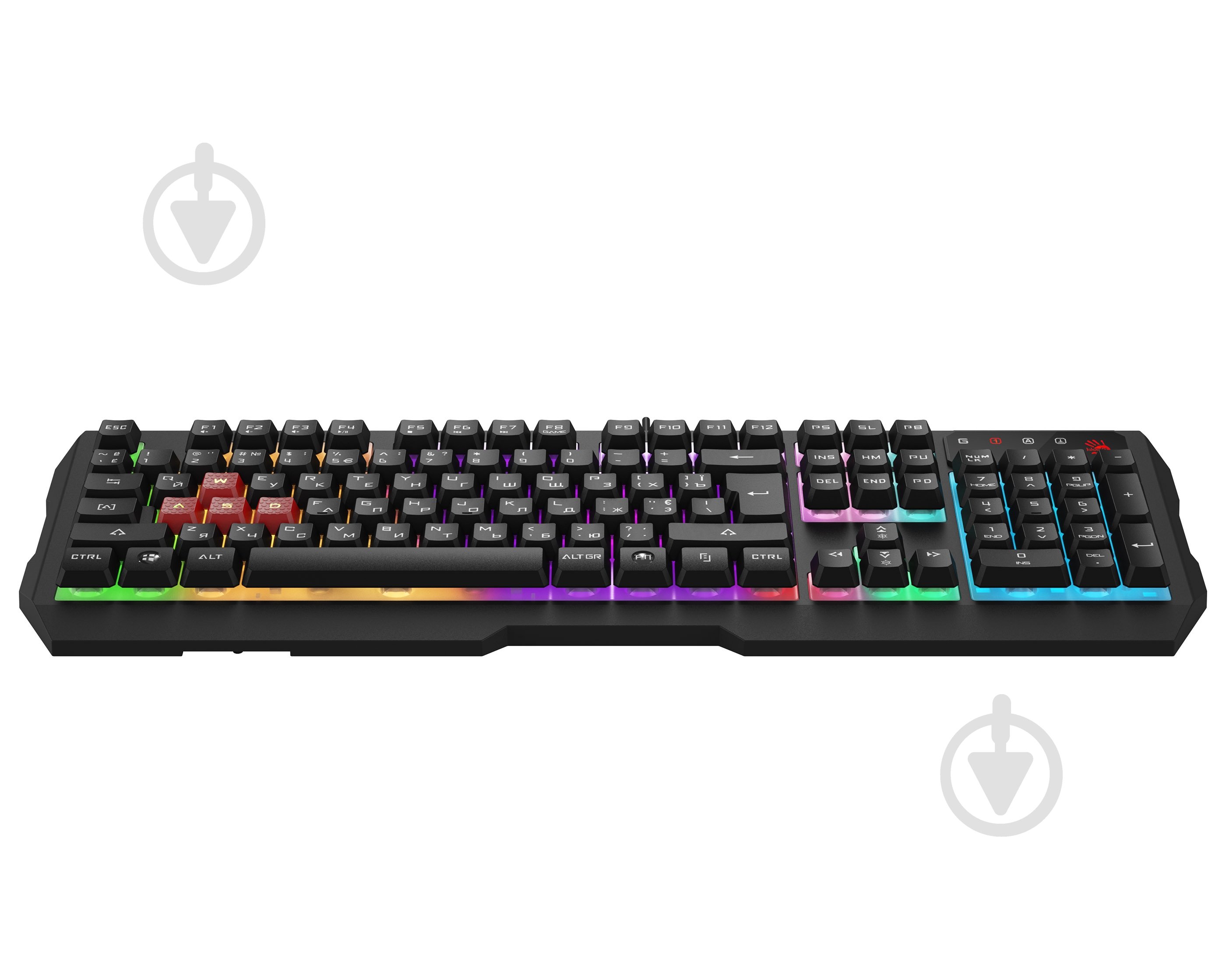 Клавиатура игровая A4Tech (B135N Bloody (Black)) USB неоновая подсветка black - фото 5