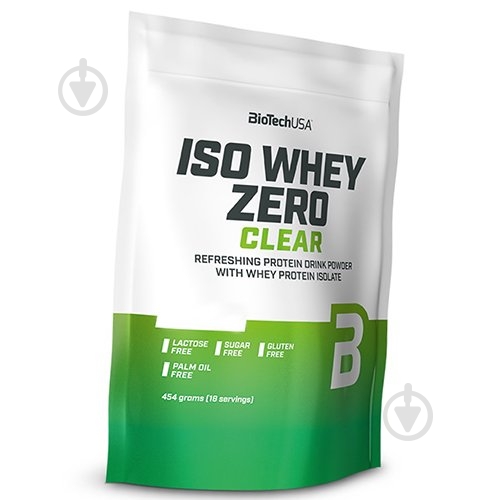 Протеин BioTechUSA Iso Whey Zero Clear арбуз 454 г - фото 1