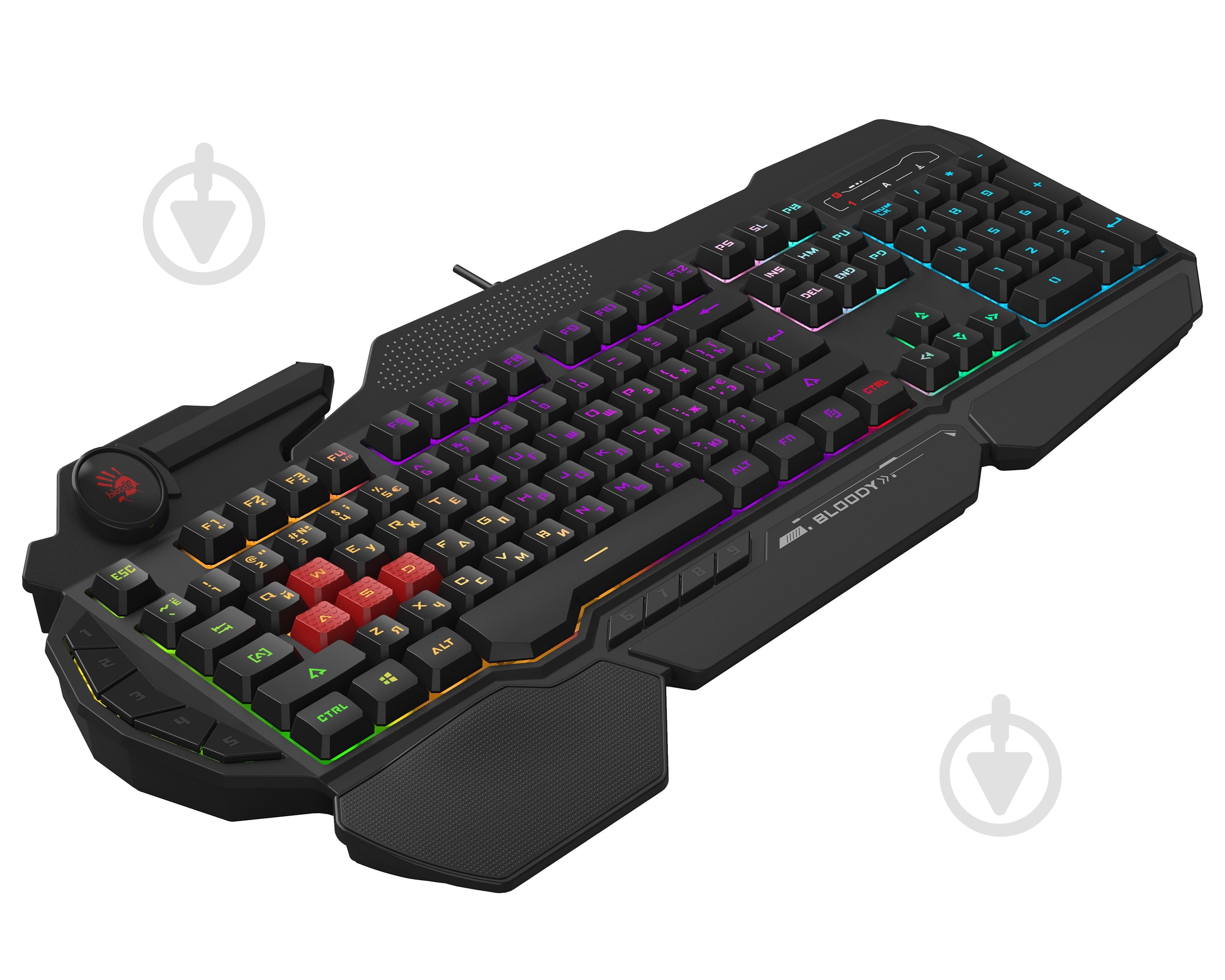 Клавиатура игровая A4Tech (B310N Bloody (Black)) USB, неоновая подсветка black - фото 2 Клавиатура игровая A4Tech (B310N Bloody (Black)) USB, неоновая подсветка black - фото 2