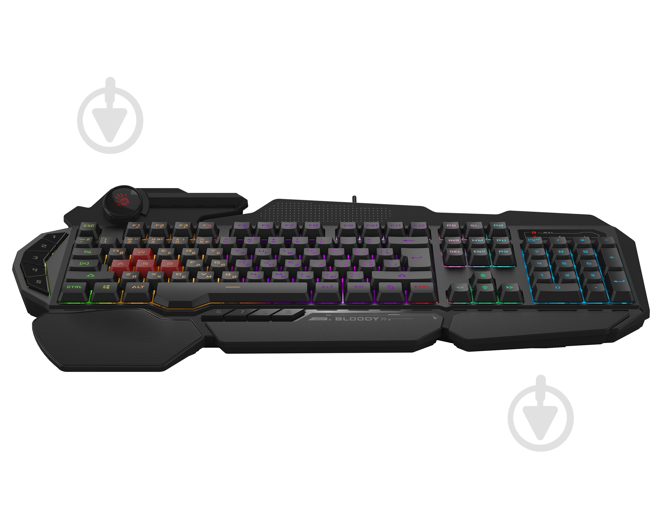 Клавиатура игровая A4Tech (B310N Bloody (Black)) USB, неоновая подсветка black - фото 5 Клавиатура игровая A4Tech (B310N Bloody (Black)) USB, неоновая подсветка black - фото 5