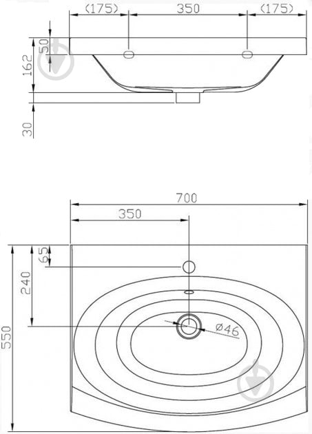 Умивальник Ravak Evolution - фото 4