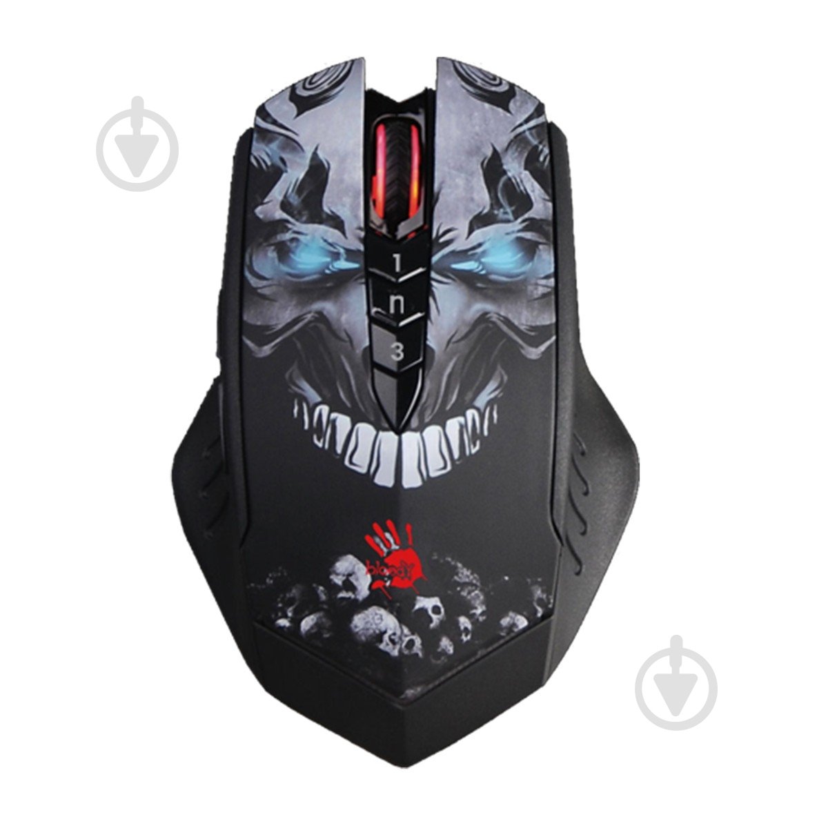 Мишка A4Tech black (R80 Plus Bloody (Skull)) - фото 1