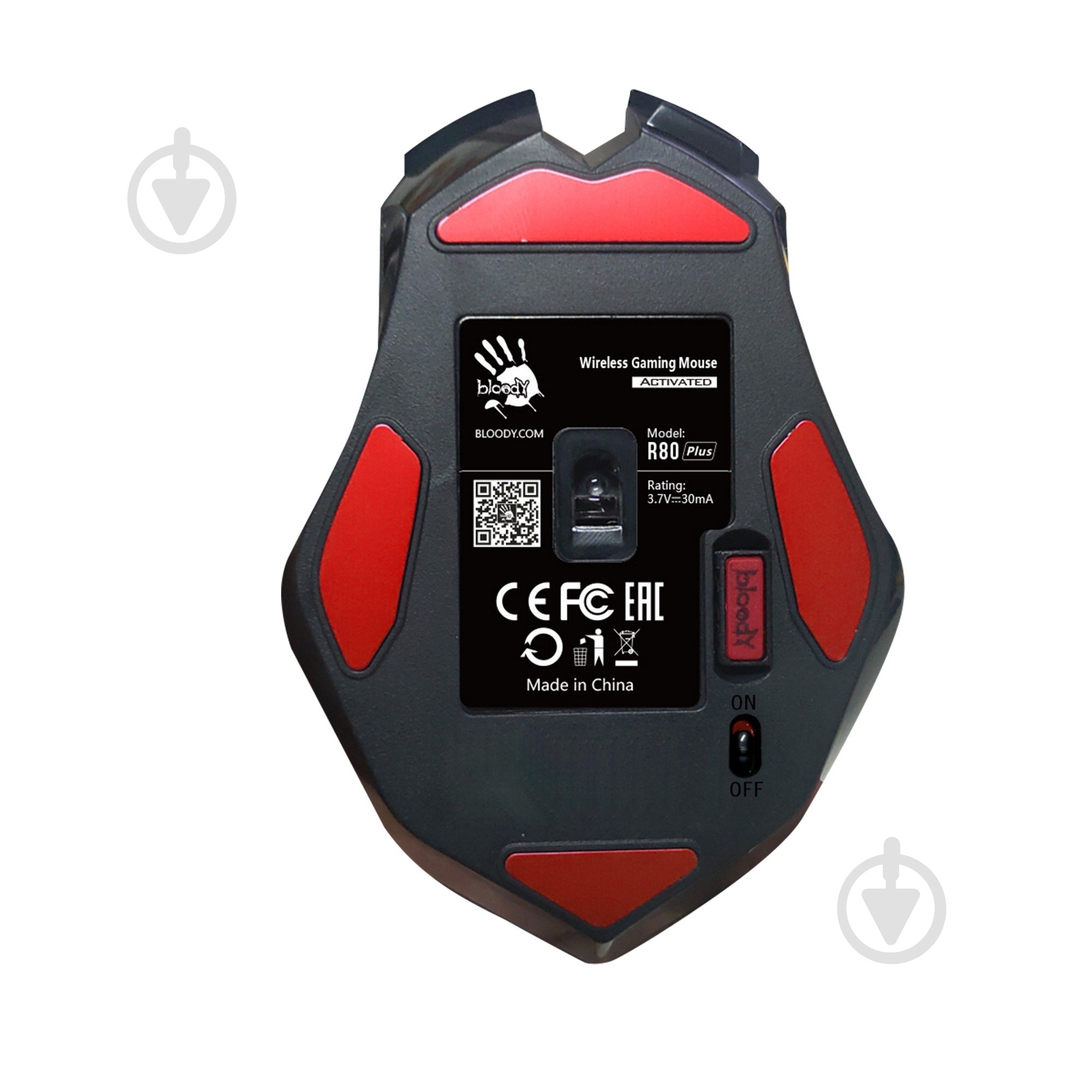 Мишка A4Tech black (R80 Plus Bloody (Skull)) - фото 4