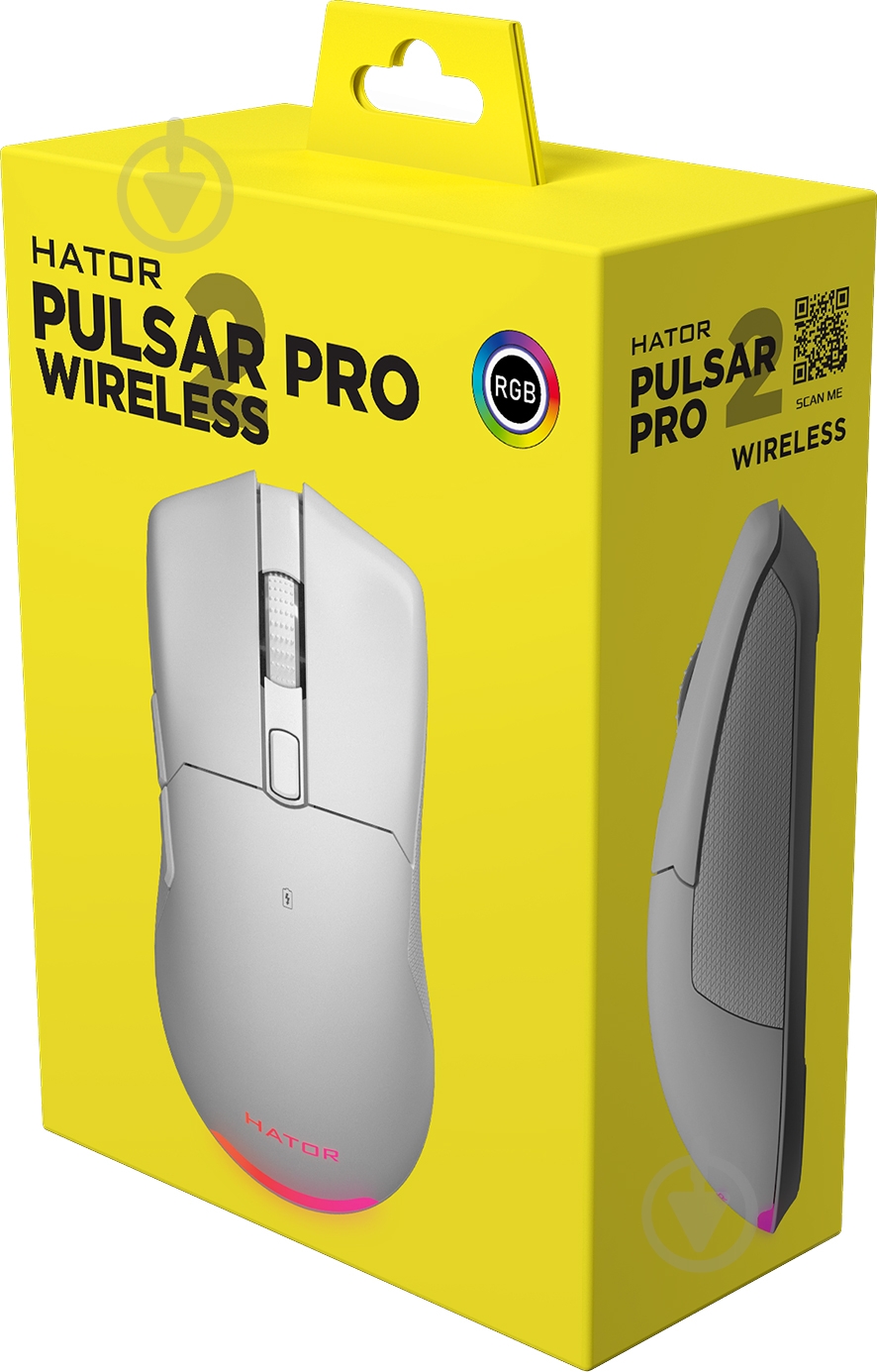 Мышь Hator игровя Pulsar 2 PRO Wireless white (HTM-531) - фото 6