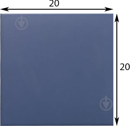 Плитка Mainzu Technical Soft Navy 20х20 см - фото 2