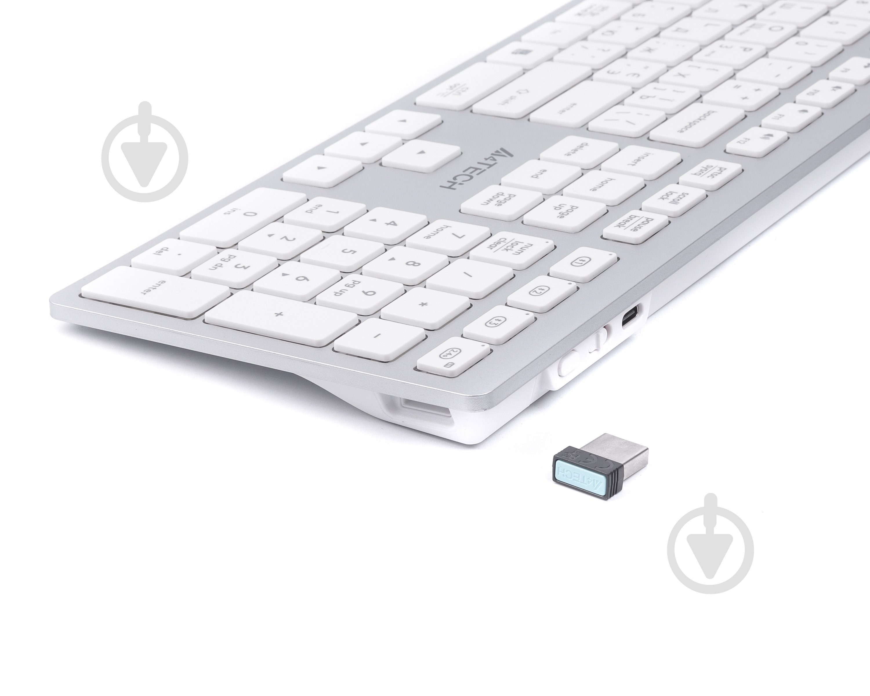 Клавіатура A4Tech FBX50C (White) (FBX50C (White)) бездротова white - фото 3 Клавіатура A4Tech FBX50C (White) (FBX50C (White)) бездротова white - фото 3