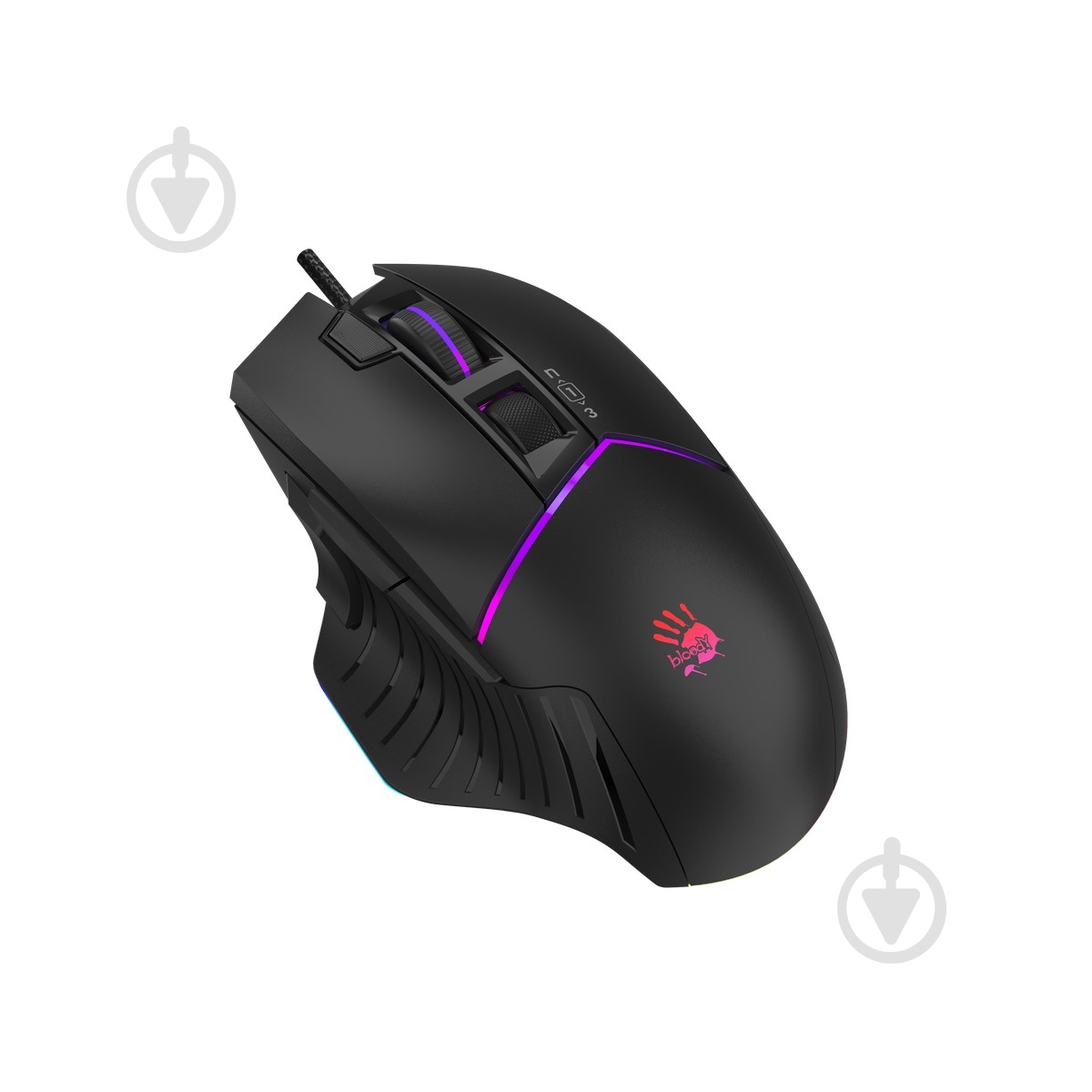 Мишка A4Tech Activated, RGB, 12000 CPI black (W95 Max Bloody (Black)) - фото 4
