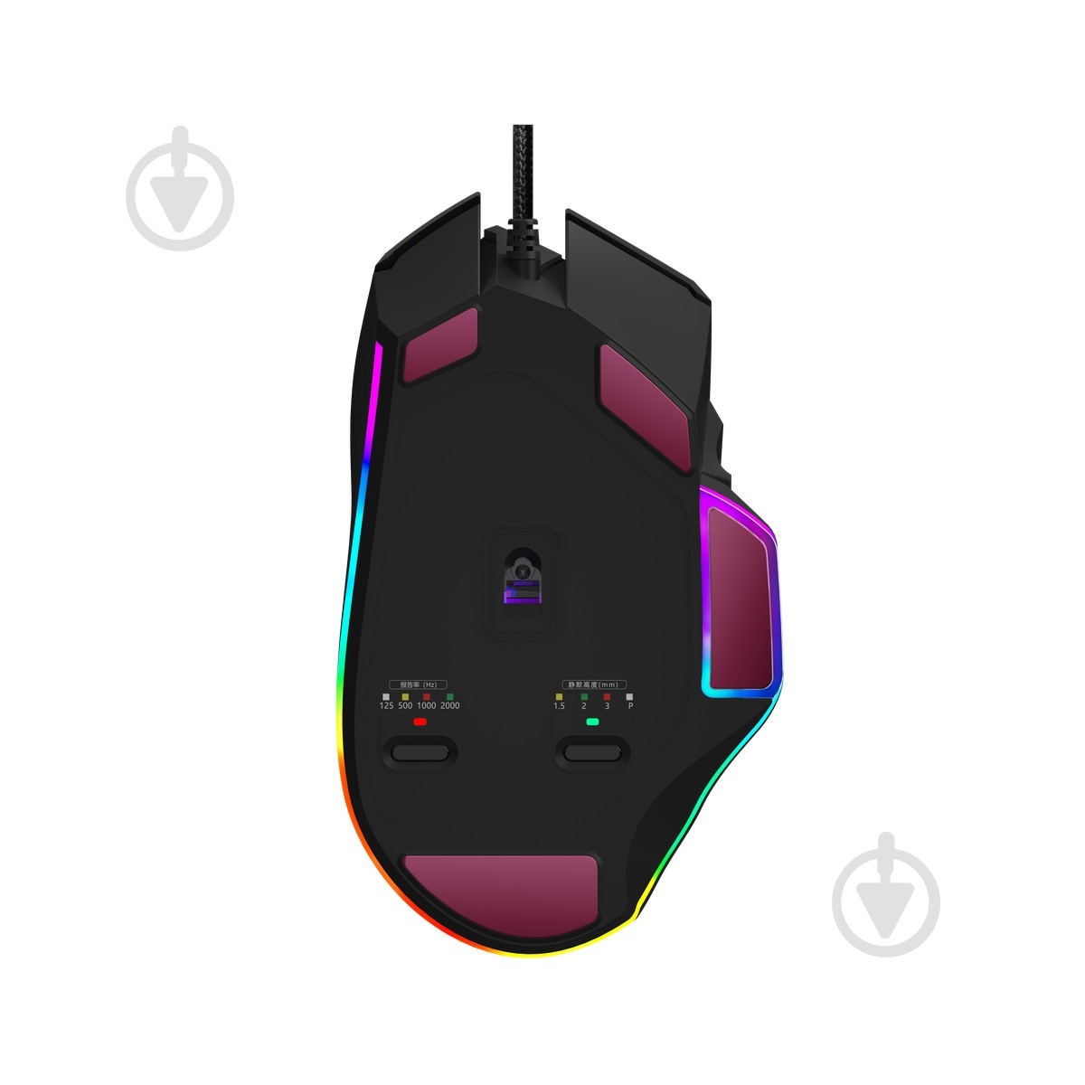 Мишка A4Tech Activated, RGB, 12000 CPI black (W95 Max Bloody (Black)) - фото 6