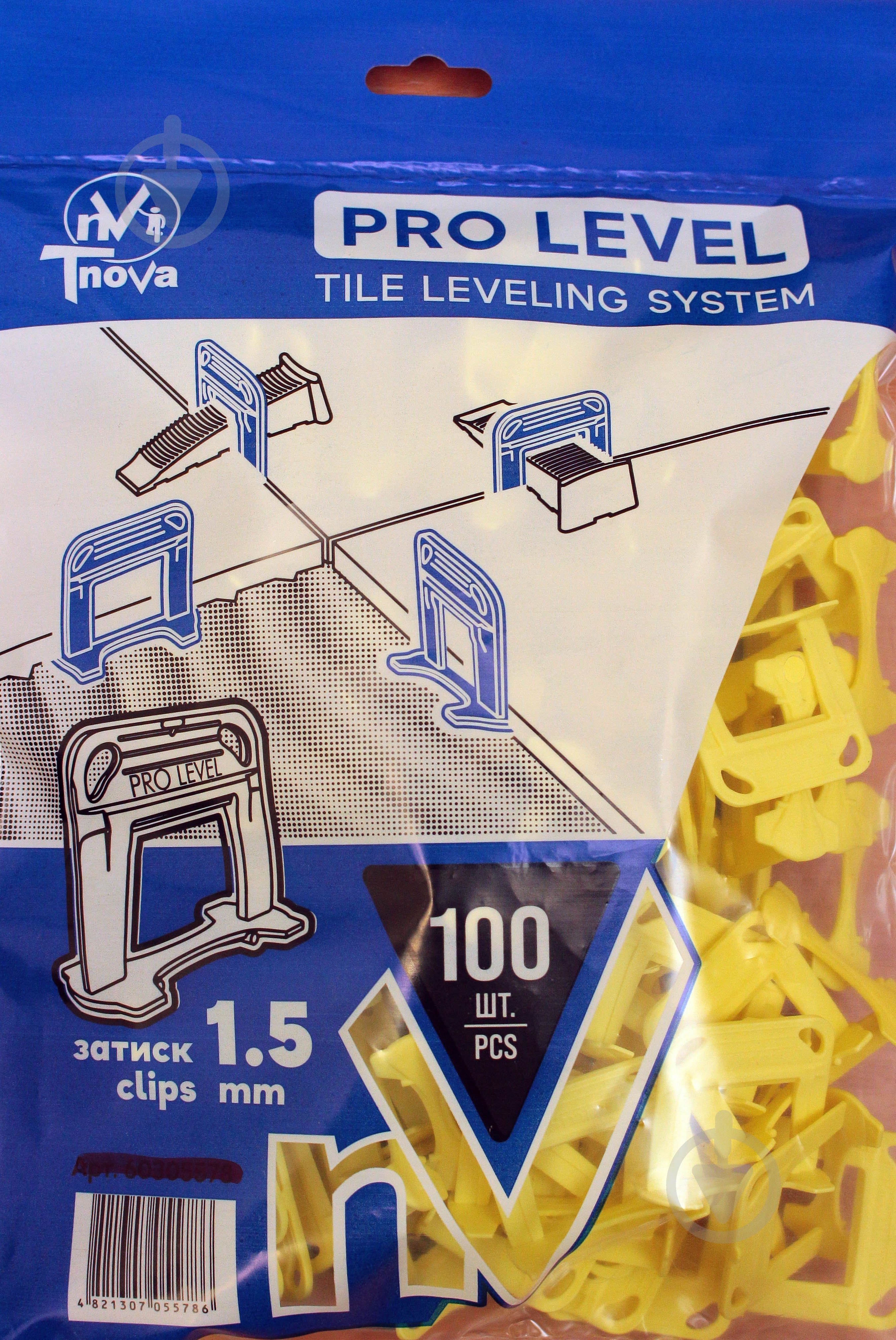 Основа СВП Tnova Pro Level 1,5 мм 100 шт./уп - фото 1 Основа СВП Tnova Pro Level 1,5 мм 100 шт./уп - фото 1