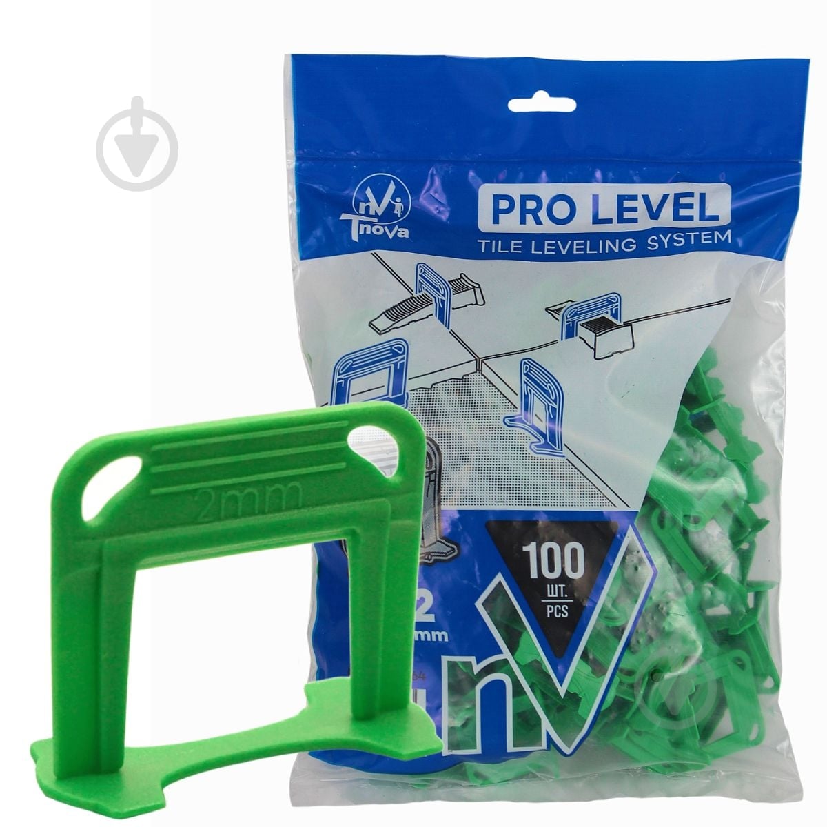 Основа СВП Tnova Pro Level 2 мм 100 шт./уп - фото 1