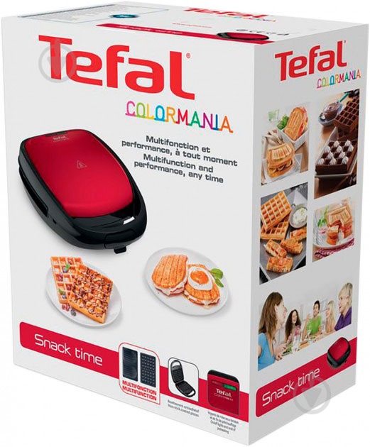 Бутербродниця Tefal SNACK TIME SW341031 - фото 3 Бутербродниця Tefal SNACK TIME SW341031 - фото 3