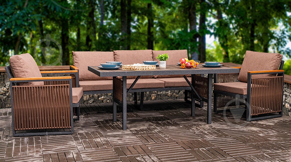 Комплект мебели Гудвин коричневый - фото 1