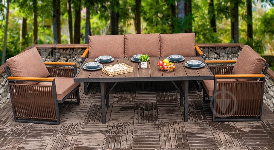 Комплект мебели Гудвин коричневый - фото 2