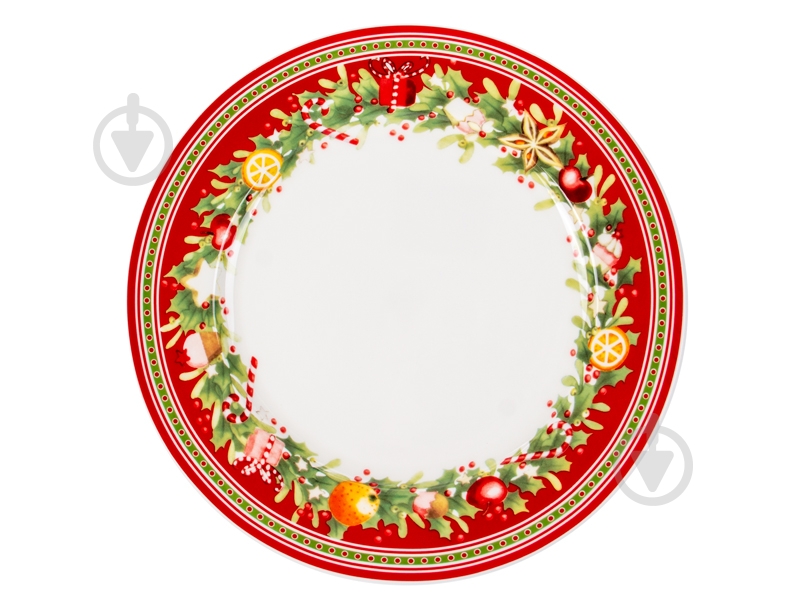Тарелка сервировочная Lefard Christmas 26 см 986-124 - фото 1